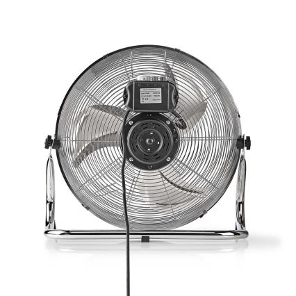 Ventilador de pie 80W/230V cromo brillante