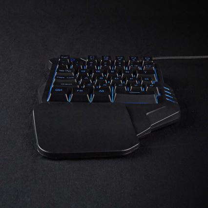 Teclado LED RGB para juegos con una mano 5V