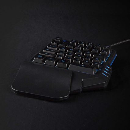 Teclado LED RGB para juegos con una mano 5V