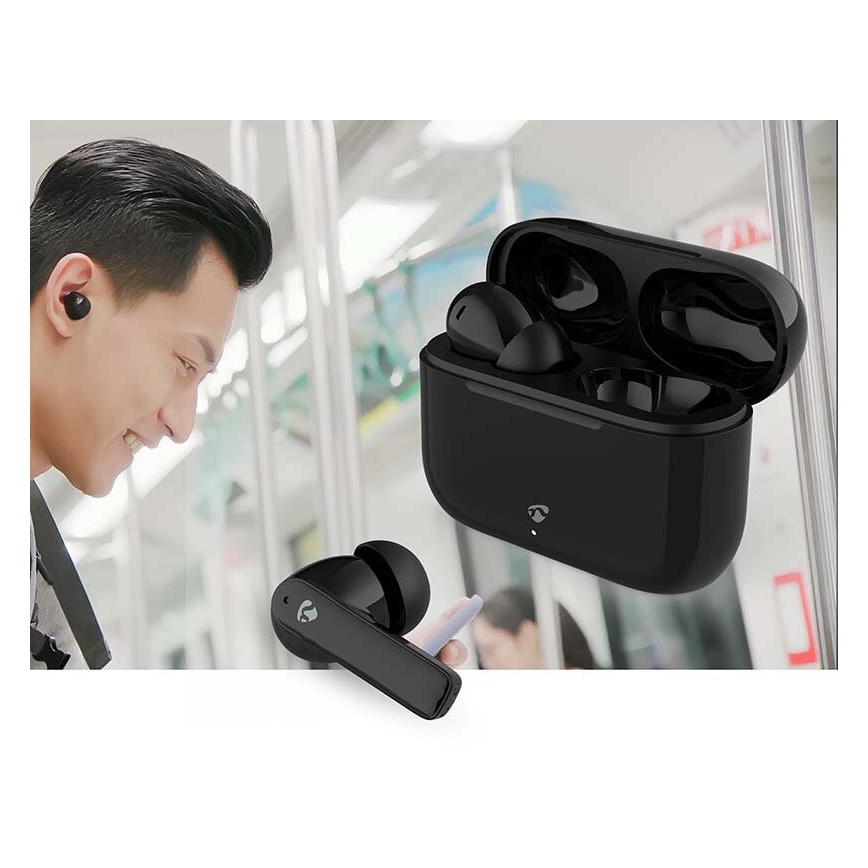 Auriculares inalámbricos con ENC IPX4 negro