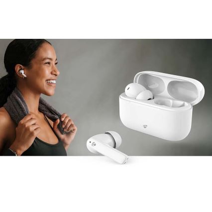 Auriculares inalámbricos con ENC IPX4 blanco