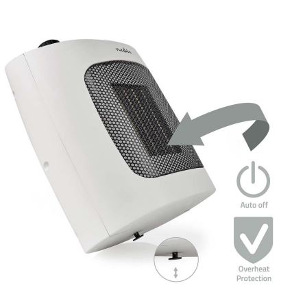 Ventilador con elemento calefactor cerámico 1000/2000W/230V