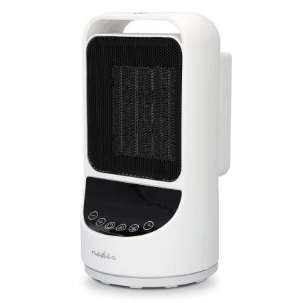 Ventilador con elemento calefactor cerámico Smartlife 1000/1500W/230V Wi-Fi Tuya + control remoto