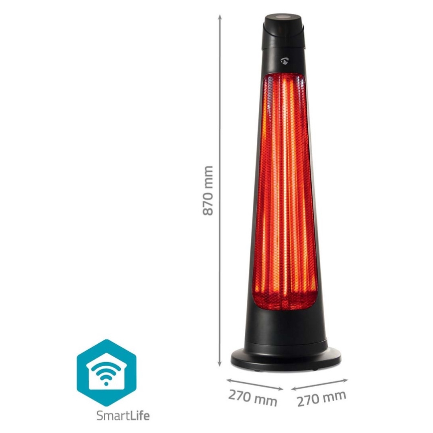 Elemento calefactor para exteriores SmartLife 600/1200W/230V Wi-Fi Tuya IP24