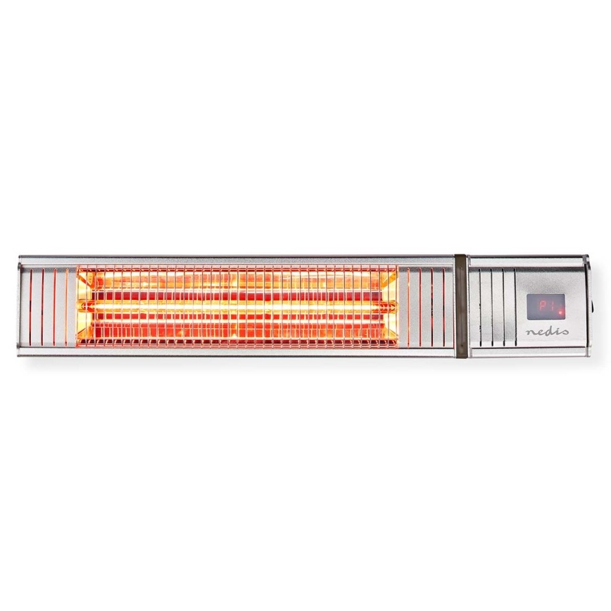 Calentador de exterior 100W/2000W/230V IP65 + mando a distancia