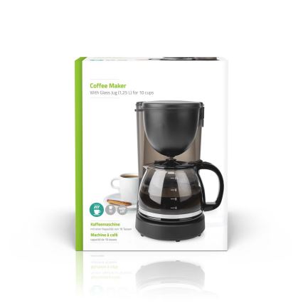 Cafetera de goteo 1,25 l con función de retención de temperatura