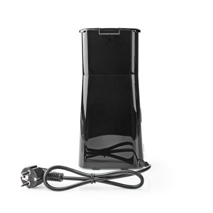 Nedis KACM300FBK - Cafetera para una taza 0,4 l con vaso de viaje