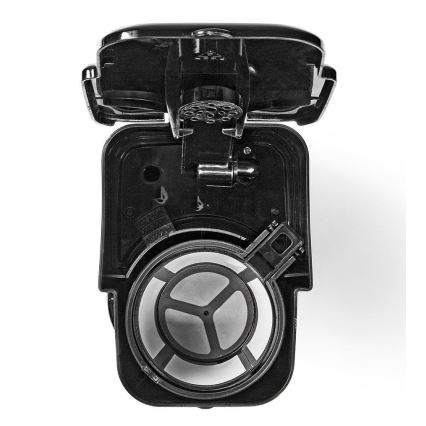 Nedis KACM300FBK - Cafetera para una taza 0,4 l con vaso de viaje