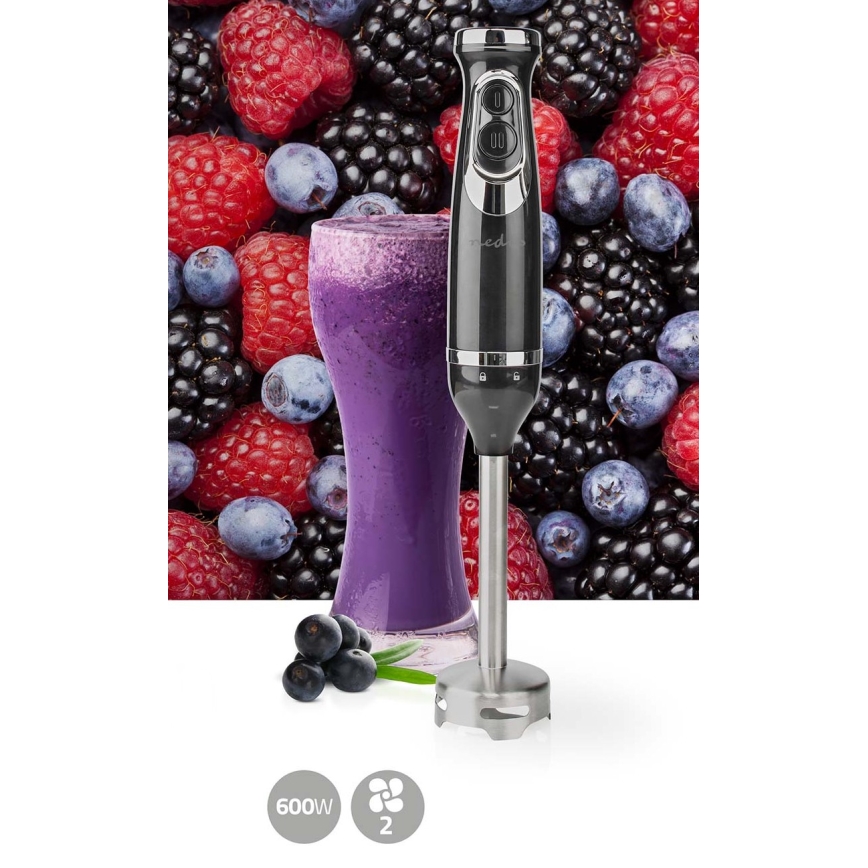 Batidora de mano 600W/230V negro