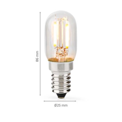 LED Bombilla para campana extractora T25 E14/2W/230V 2700K