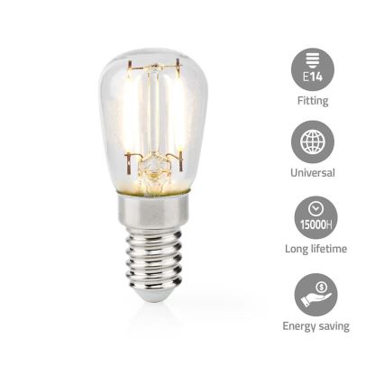 Bombilla LED para frigorífico T26 E14/2W/230V 2700K