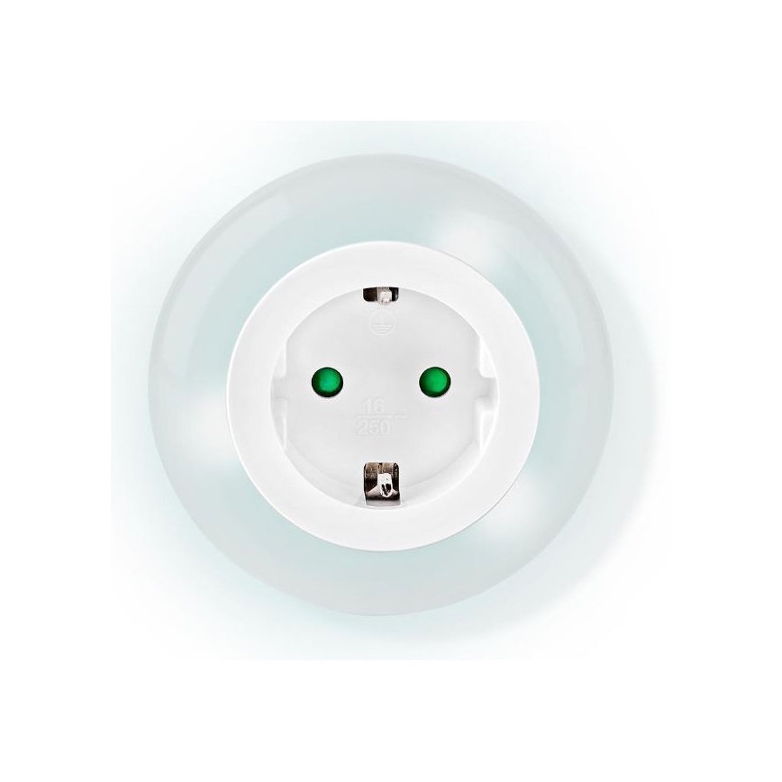 Lámpara nocturna LED con sensor LED/0,6W/230V