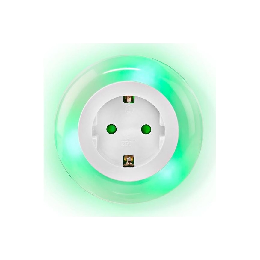 Lámpara nocturna LED con sensor LED/0,6W/230V