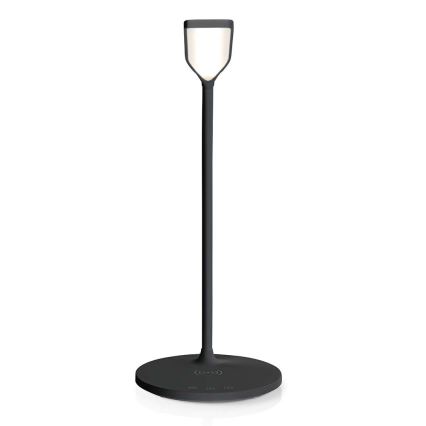 Lámpara de mesa LED flexible táctil regulable con carga inalámbrica de 15W Qi LED/5,5W/230V 2700-6500K negro