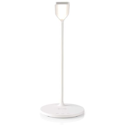 Lámpara de mesa LED flexible táctil regulable con carga inalámbrica de 15W Qi LED/5,5W/230V 2700-6500K blanco