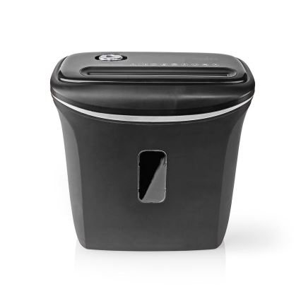 Trituradora de papel A4 volumen 12 l 230V negro