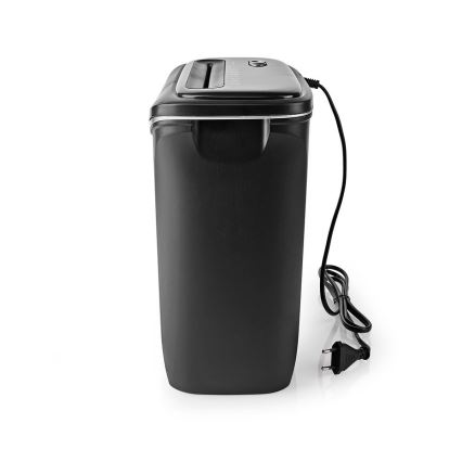 Trituradora de papel A4 volumen 12 l 230V negro