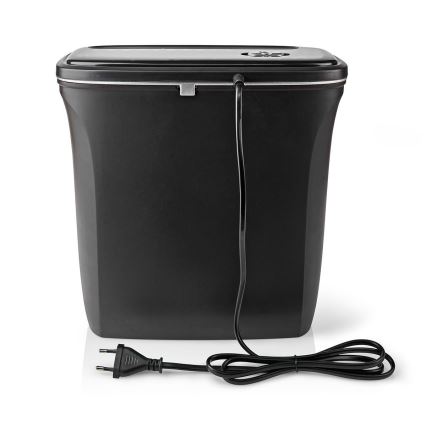 Trituradora de papel A4 volumen 12 l 230V negro