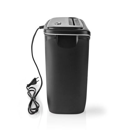 Trituradora de papel A4 volumen 12 l 230V negro