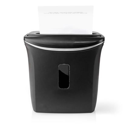 Trituradora de papel A4 volumen 12 l 230V negro