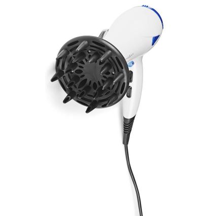 Secador de pelo 2en1 2000W/230V blanco/azul