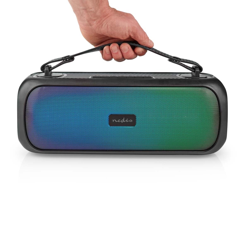 Altavoz LED RGB recargable 45W/3000 mAh IPX5