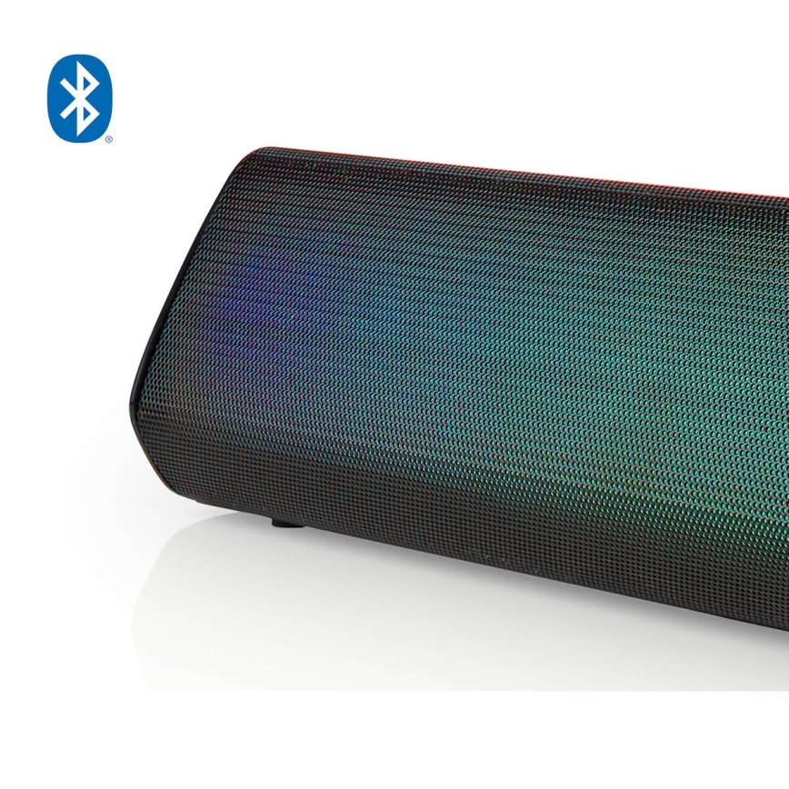 Altavoz LED RGB recargable 18W/1200 mAh