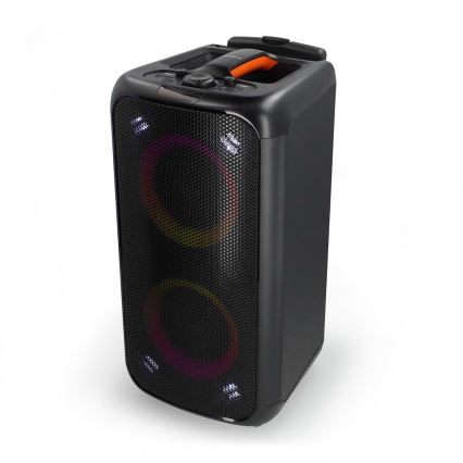Altavoz LED RGB recargable 240W/4000 mAh + control remoto