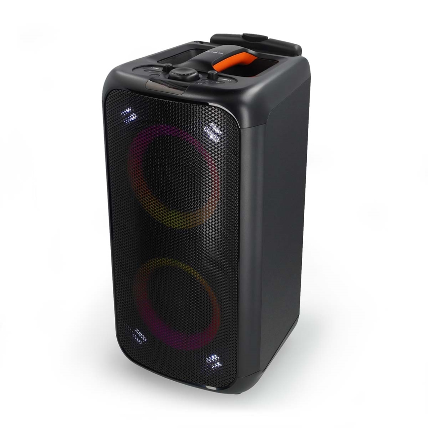 Altavoz LED RGB recargable 240W/4000 mAh + control remoto