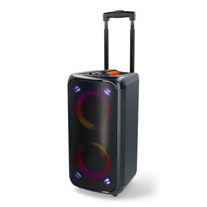Altavoz LED RGB recargable 240W/4000 mAh + control remoto