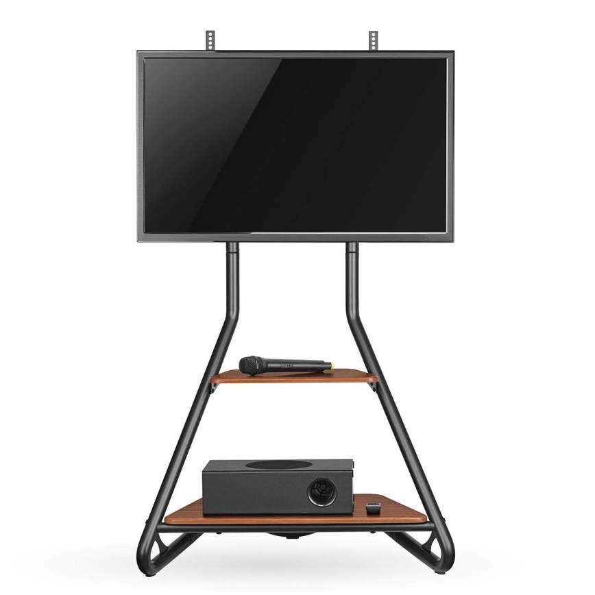 Soporte de suelo para TV 37-75" negro/marrón