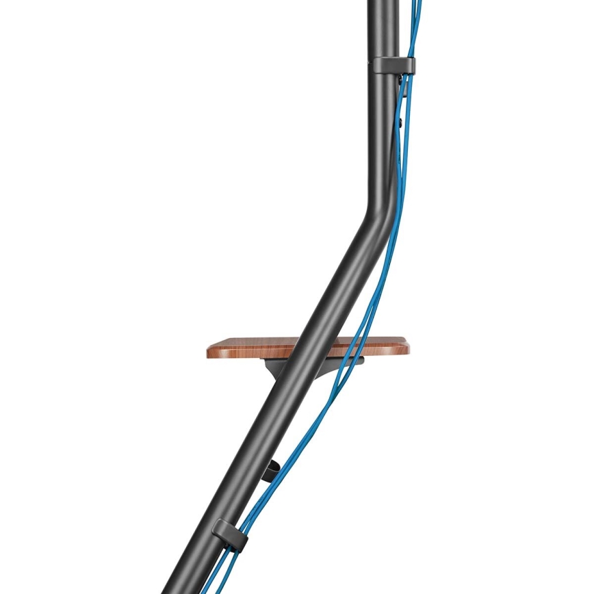 Soporte de suelo para TV 37-75" negro/marrón