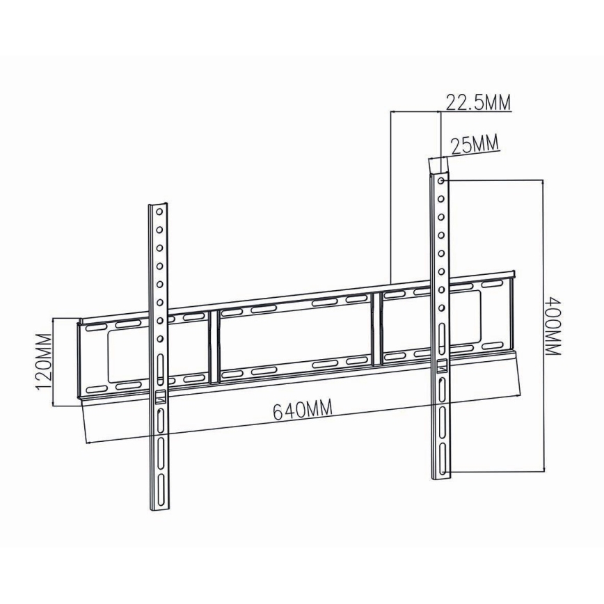 Soporte de pared para TV 37-70”máx. 35 kg