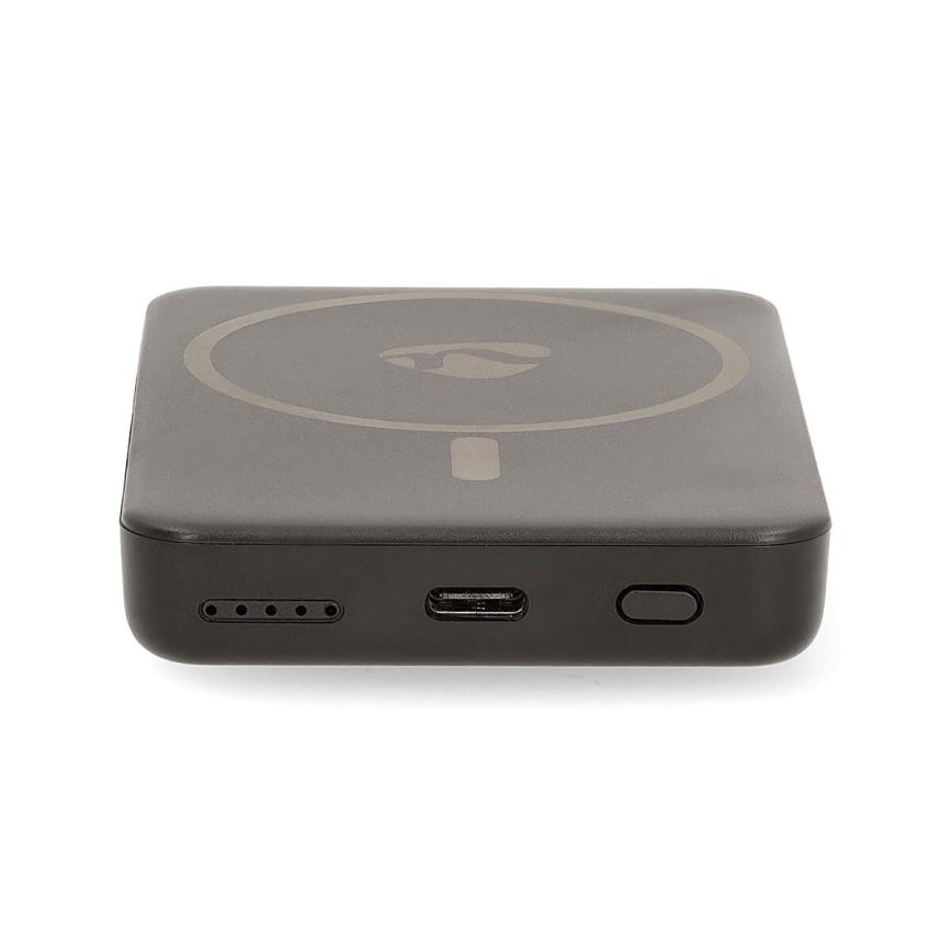 Power Bank 2en1 MagSafe 5000 mAh negro