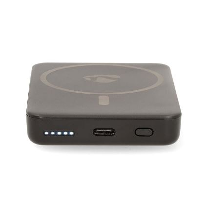Power Bank 2en1 MagSafe 5000 mAh negro