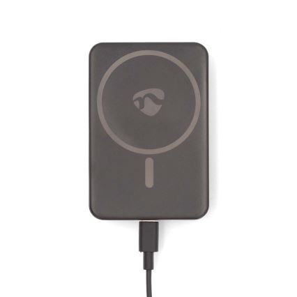 Power Bank 2en1 MagSafe 5000 mAh negro