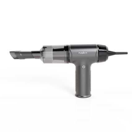 Aspirador de mano recargable 2en1 90W/6000 mAh gris/negro
