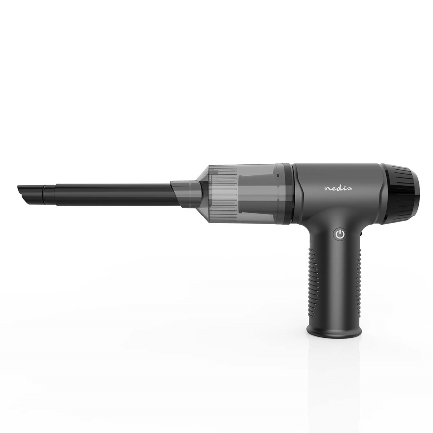 Aspirador de mano recargable 2en1 90W/6000 mAh gris/negro