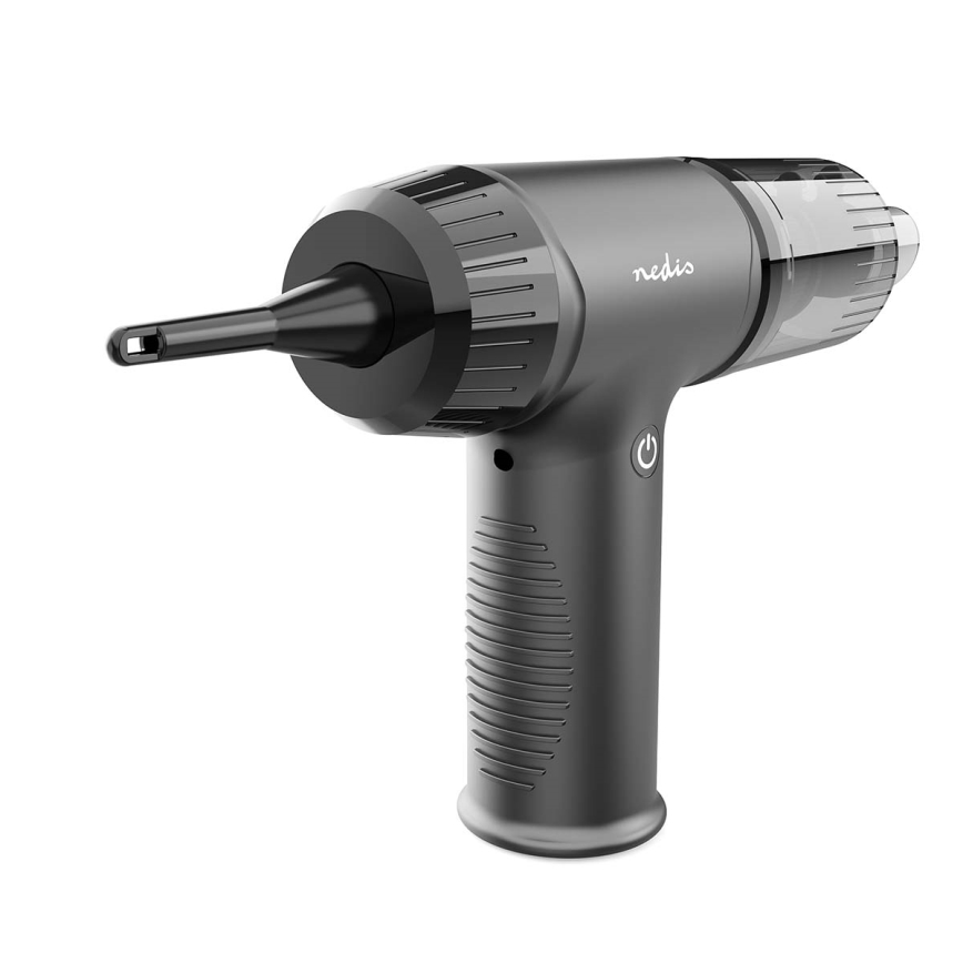 Aspirador de mano recargable 2en1 90W/6000 mAh gris/negro
