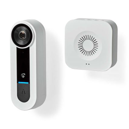 Intercomunicador de video inalámbrico con sensor Full HD 1536p 3xAA Wi-Fi IP65