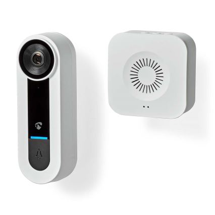 Intercomunicador de video inalámbrico con sensor Full HD 1536p Wi-Fi IP65