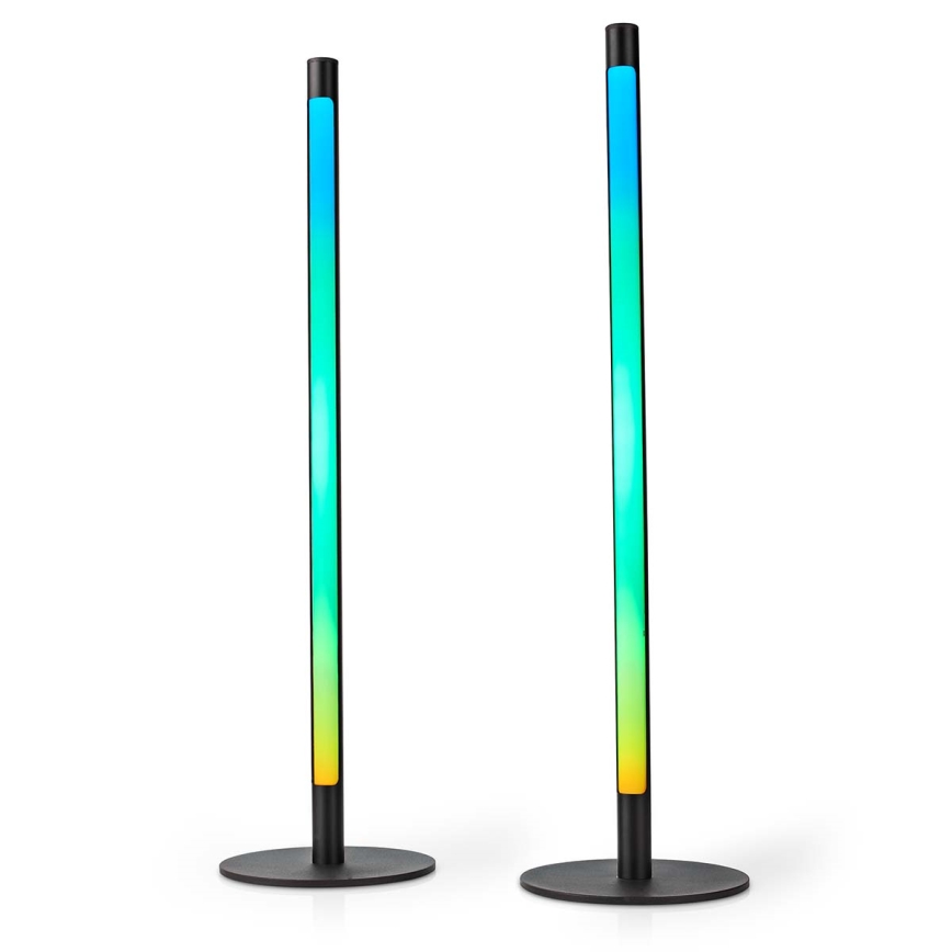 SET 2x LED RGBIC Lámpara de mesa con dimmer SmartLife LED/36W/230V 55 cm 2700-6500K Wi-Fi Tuya + control remoto