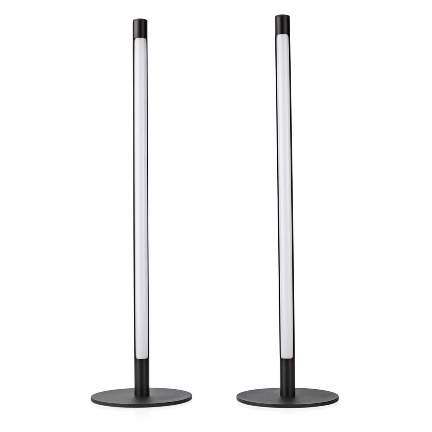 SET 2x LED RGBIC Lámpara de mesa con dimmer SmartLife LED/36W/230V 55 cm 2700-6500K Wi-Fi Tuya + control remoto