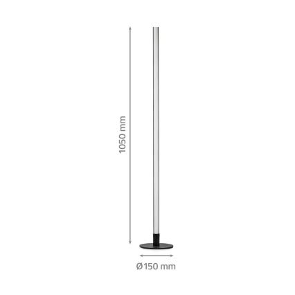 LED RGBIC Lámpara de pie con dimmer Smartlife LED/10W/230V 100,5 cm 2700-6500K Wi-Fi Tuya + control remoto