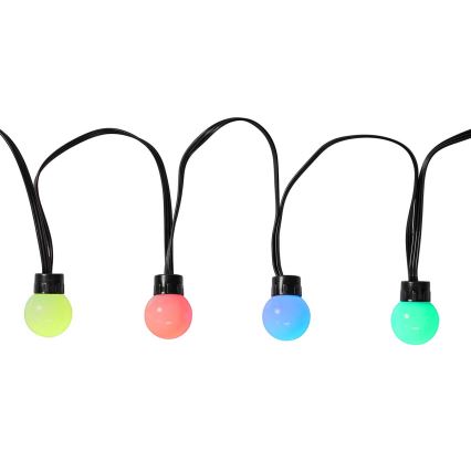 Cadena decorativa LED RGB 48xLED 13,8m IP65 Wi-Fi Tuya