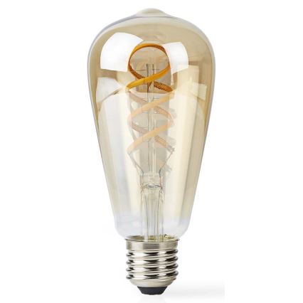 Bombilla LED regulable ST64 E27/4,9W/230V Wi-Fi 1800-6500K