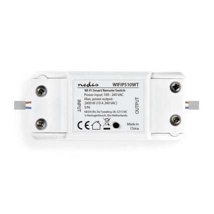 Interruptor para circuito eléctrico 2500W/230V/17dBm Wifi