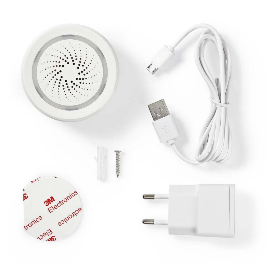 Wifi Alarma de sirena/tono de llamada/5V 8dB