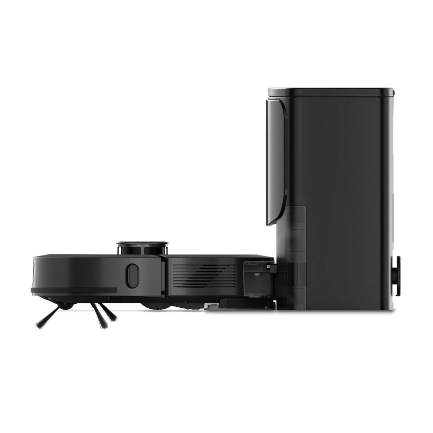 Robot aspirador inteligente con fregona SmartLife 5200 mAh Wi-Fi Tuya negro + control remoto