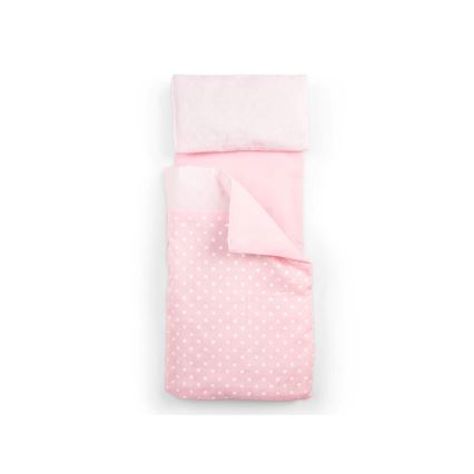 New Classic Toys - Cama de madera para muñecas rosa
